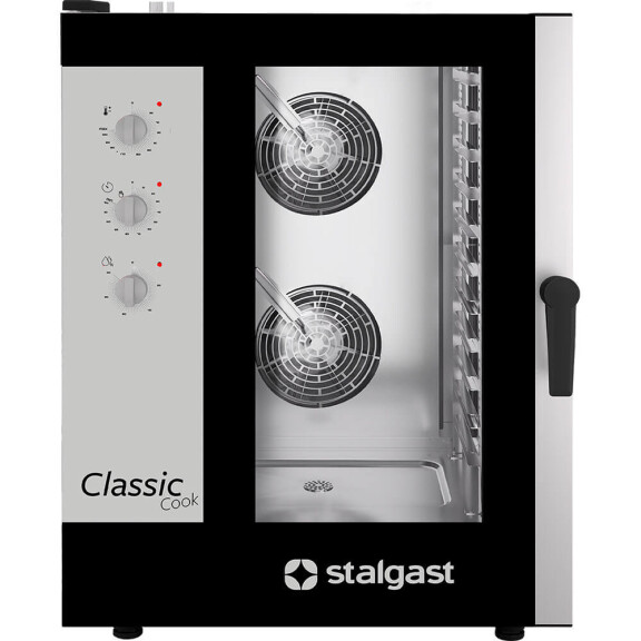 Piec konwekcyjno-parowy, STALGAST ClassicCook, manualny, 11xGN1/1, P 20 kW