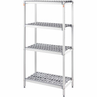 Regał do chłodni aluminiowy, 1510x560x1680 mm