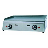 Płyta profesjonalna grillowa gazowa | gładka | 6,4kW | RQG30972