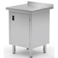 Stół przyścienny szafka z drzwiami na zawiasach 430x600x850 mm | Polgast